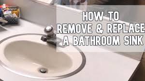 Maybe you would like to learn more about one of these? How To Remove And Replace A Bathroom Sink Diy Video Diy Sink Youtube