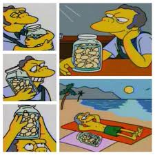 Simpsons S14e06 Moe With His Egg Pot Humor Nerd Pinterest Simpson Nerd The Simpsons