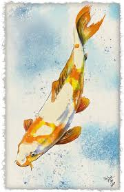 Cut along the line on each side of the head. Koi Fish Fine Art Painting Home Decor Gift Print Etsy In 2020 Painting Artwork Prints Koi Painting