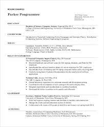 Check spelling or type a new query. Free 8 Sample Computer Science Resume Templates In Ms Word Pdf