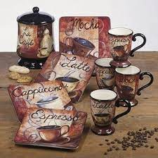 4 piece coffee house bistro cafe wall plate rack set decor interior kitchen. Coffee Decor Kitchen Decor Themes Coffee Coffee Decor Kitchen Coffee Kitchen