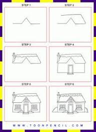 Learn how to draw a house with these super easy steps. D Almaghrabid80 Profile Pinterest
