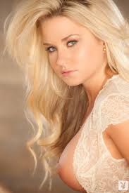 Allie Rose shows off her perky tits in white lingerie (Playboy - 12  Pictures)