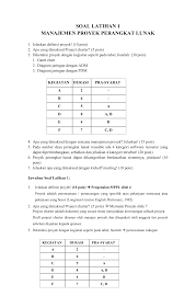 Soal Latihan Mppl