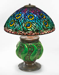 Tiffany Peacock Table Lamp Lighting Sotheby S N09444lot8d5gmen In 2020 Art Glass Lamp Table Lamp Lamp