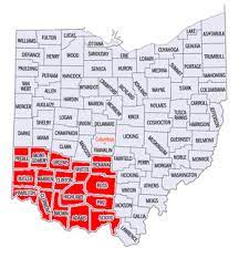 Southwest Ohio County Map Southwest Ohio - Wikitravel