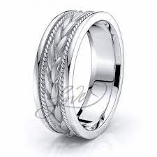 Handmade Wedding Bands Braided Handmade Wedding Rings Braided Wedding Rings Mens Wedding Bands White Gold Wedding Rings For Women