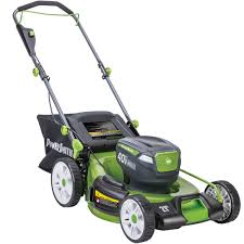 Before you charge your mower's battery, you must be certain you are using the correct charger. Powersmith 12 In 40 Volt Cordless Lithium Ion Lawn Mower With Led Headlights 2 Batteries And Charger Plm14021h The Home Depot