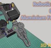Building a 6DOF Robotic Arm Aluminum Frame and Arduino as Controller,  Including 3D Sketchup Model