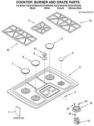 kitchenaid kgcs105gbt06 cooktop