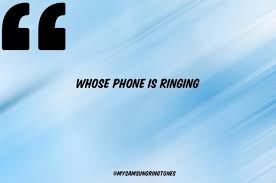 Whose Phone Is Ringing Ringtone Mp3 Download In 2020 Mobile Phone Logo Mobile Phone Covers Phone Cover Design