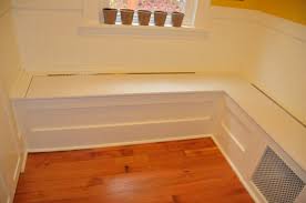 diy custom kitchen nook storage benches