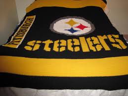 Ready to ship in 1 business day. Pittsburgh Steeler Afghan Afghans Crochetville