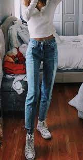 Qvc's collection of denim & co fashion offers everything you need to put together a relaxed yet chic you'll be so comfortable in this denim that you won't even want to take it off when you get home at the. Fashion Women Jeans Custom Jeans Denim And Company Denim Capris Rosewew Cute Casual Outfits White Ripped Jeans Retro Outfits