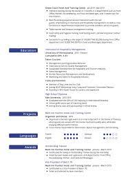 So when it comes to stunning cv templates for hospitality job positions, these templates are the perfect deal. Hospitality Management Resume Sample Resumekraft