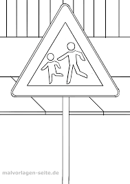 Auf dieser webseite finden sie einige malvorlagen für window color fensterbilder zum thema verschiedenes. Verkehrszeichen Kinder Malvorlage Kostenlose Ausmalbilder