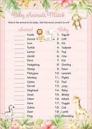Pin On Animal Baby Shower