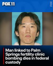 A man charged with providing chemicals used in the car bomb explosion  outside a Palm Springs fertility clinic last month has died in federal  custody. DETAILS ⬇️