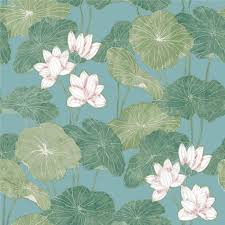 If over half the water is covered by the pads, you may have a problem. Lily Pad Peel Stick Wallpaper In Blue And Green By Roommates For Yor Burke Decor