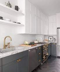 In this example, we have arabescus white marble countertops and backsplashes, with beautiful white, gray and black streaks strewn all across the surface. White Shaker Cabinets Discount Trendy In Queens Ny Kitchen Design Kitchen Cabinet Design Kitchen Renovation