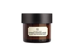 Chinese Ginseng Rice Clarifying Polishing Mask Chinese Ginseng The Body Shop Paraben Free Products