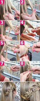 In order not to frighten you, we will leave the dutch and french complicated braids for dessert, and start from a tutorial of a simple flat plait with 4 strands. Four Strand Slide Up Braid Tutorial Four Strand Braid How To