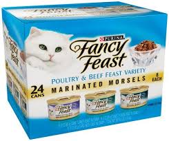 Fancy Feast Marinated Morsels Cat Food Variety Pack Poultry And Beef 4 50 Pound Bestseller Canned Cat Food Dry Cat Food Wet Cat Food