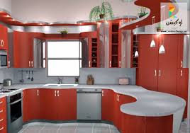 مطابخ باللون الاحمر 50 تصميم مودون لإختيار ديكور مطبخك الخاص لوكشين ديزين نت