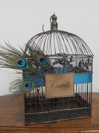 Bird Cage For Wedding Cards Peacock Birdcage Wedding Card Holder Wedding Bird By Yesmorefunk 58 00 Card Box Wedding Wedding Card Holder Peacock Wedding Centerpieces