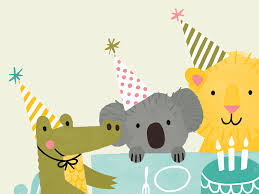 Party Animals Happy Birthday Illustration Birthday Illustration Animal Illustration Kids