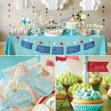 Only after venue is properly decorated can the baby shower get underway. Love Makes Good Things Grow Baby Shower Theme Hallmark Ideas Inspiration