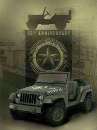 Jeep Wrangler 75th Salute Concept Jeep Brand Jeep Wrangler Jeep