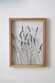 Pressed Lavender Art Pressed Flower Frame By Mybotanica Flower Frame Pressed Flower Art Flower Art