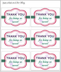 Show your gratitude with our selection of stylish, printable thank you card templates you can personalize in a few simple clicks. A Sweet And Simple Thank You Gift With Free Printable Small Thank You Gift Thank You Printable Thank You Labels