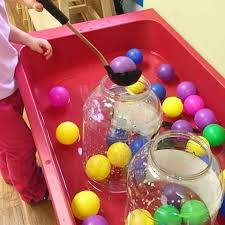 Eye Hand Coordination Motor Skills At The Water Table From Natural Learning Via Instagram Http Preschool Activities Preschool Fine Motor Toddler Activities