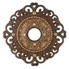 Zaragoza Golden Bronze 24 Wide Ceiling Medallion Looking For A Steampunk Look For The Dining Room Ceiling Medallions Painted Ceiling Ceiling Decor