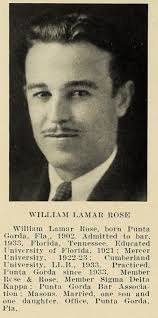 Judge William Bryon Lamar Rose (1902-1995)