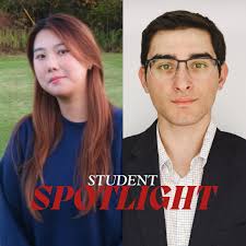 Ashley Kim '27 and Matthew Manno '27 served as creative interns for Thrive  LouD Productions (TLP) this past fall. Ashley developed a social media  marketing strategy and scripted content for social promotional