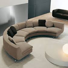 Shop sectional sofas at chairish, the design lover's marketplace for the best vintage and used furniture, decor and art. Small Round Sectional Sofa Half Round Curved Modern Brown Color Corner Sofa Design Leather Sectional Sofas Round Sofa