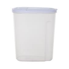 The container is made from plastic and has a good capacity of 4 qt. Buy 5lt Store And Pour Dry Food Container Plastic Cereal Container