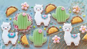 They are perfect for birthdays, anniversaries, weddings as place cards or bonboniers! How To Make Llama Cactus Taco Cookies Cute Simple Designs Youtube