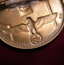 Wwii the german badge croatian waffen ss. Tag Der Arbeit 1934 Day Of Work Brass Badge