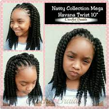 Crochet Braids With Natty Collection Havana Twist 10 5 Packs Used Front Kids Crochet Hairstyles Crochet Braids For Kids Crochet Hair Styles