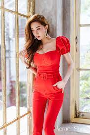 Natthar Saoung Lady In Red Fashion Dresses