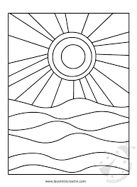 Sole E Mare Colori Caldi E Freddi Arte Per Scuola Materna Arte Che Ispira Dipinti Artistici