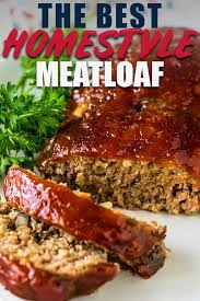 If You Re Looking For A Classic Meatloaf Recipe With A Ketchup And Worcestershire Sauce This Is It My Mom A Classic Meatloaf Recipe Meatloaf Recipes Meatloaf