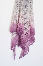 New to lace shawl knitting? Poesia Knitting Pattern Lace Shawl