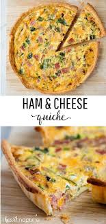 Everyone Loves This Ham And Cheese Quiche And It Only Takes 10 Minutes To Prep It S Made With A P Breakfast Quiche Recipes Ham And Cheese Quiche Cheese Quiche