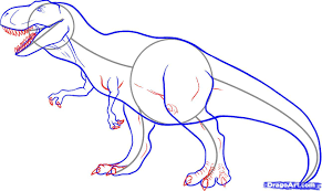 We have more how to draw dinosaurs on. How To Draw A Tyrannosaurus Rex Step By Step Dinosaurs Animals Free Online Drawing Tutorial Added By Dawn Dinosaur Drawing Animal Drawings Draw Dinosaur