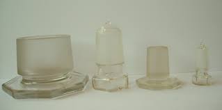 Frosted glass is produced by the sandblasting or acid etching of clear sheet glass. Ground Glass Wikipedia